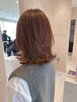 オン キャナルシティ博多前店(on)&nbsp;【哉汰】白髪ぼかし/脱白髪染めオレンジブラウン/レイヤーカット