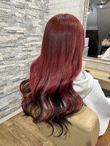 ラピス 新宿(Lapis) 【Lapis新宿】チェリーレッドアウターカラー