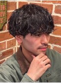 ニュアンスパーマ/波巻きツイストスパイラル[広島/理容室]
