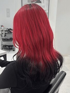 ビーシャンス(B.Chance) 赤×黒エンドカラー