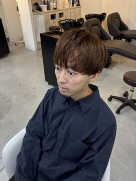 ソイクフ(SOY KUFU) マッシュツーブロックニュアンスパーマ