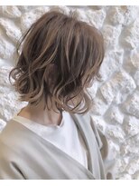 ソーエン バイ ヘッドライト 西葛西店(soen by HEADLIGHT) Moana西葛西#デジタルパーマ#ボブ#ベージュ#20代30代40代