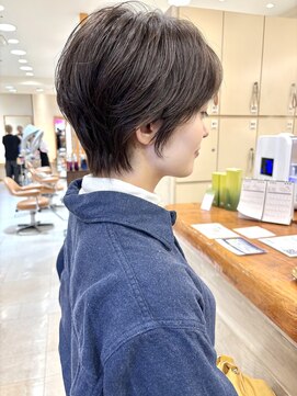 モリオ フロム ロンドン サッポロファクトリー店(morio FROM LONDON) morio/骨格矯正カット/大人くびれショート/顔周りカット/