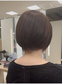 20代～80代 若見え素敵ショート　ハイライト　白髪ぼかし