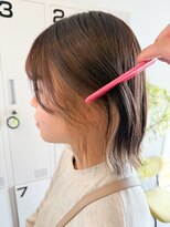 アウラヘアーサロン(aura hair salon) ミルクティー インナーカラー