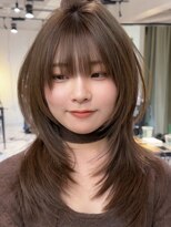 ジアン テラス(GIEN TERRASSE)&nbsp;レイヤーカットブラウンカラー