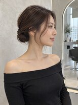 モト 船橋(moto)&nbsp;船橋/低めシニヨン/後れ毛ヘアセット