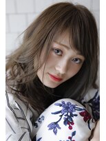 エムプラス センター北(M.plus)&nbsp;【M.plusヨツバコ店】美肌カラーと小顔バング＆ゆる巻きウェーブ