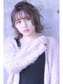 カシュカシュ(cache cache) cache☆外ハネシースルーボブスタイル☆