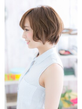 ミック ヘアアンドビューティー 大山店(miq  Hair&Beauty) 前下がりアシメショート