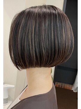 ネックス 表参道本店(nex) nex表参道　カーキグレージュ　ハイライト　白髪