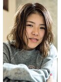 ヒッピー風大人ウェーブ