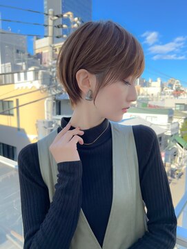 ロンド パルティール 大宮(Lond partir) 前髪パーマアッシュカラーレイヤーロンググレーベージュ[大宮]