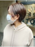 耳掛けハンサムショート