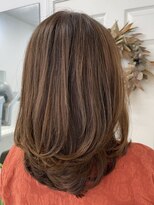 サロンドノア(Salon de NoA)&nbsp;セミロング×グレージュ