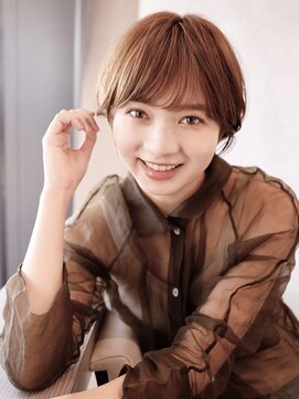 ハーバーズ バイ エムスラッシュ 鎌倉由比ヶ浜(Harbors by M.SLASH) ■大人かわいい/透けバング/ミルクティーカラー/HARBORS鎌倉5