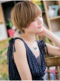 ハイライトカラー小顔マニッシュショートc5戸田公園20代30代40代