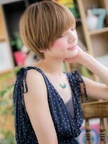 カバーヘア ブリス 戸田公園西口店(COVER HAIR bliss)&nbsp;ハイライトカラー小顔マニッシュショートc5戸田公園20代30代40代