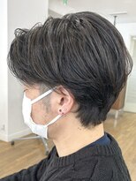ヘッズ 本八幡店(HEADS)&nbsp;MEN'S HAIR  センターパート　ツイストスパイラル　コンマヘア