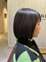 ブレンドバイハピネス(Blend by happiness)&nbsp;ボブ×グレー×髪質改善トリートメント