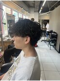 波巻きスパイラルパーマ　プードルパーマ　スパイラルパーマ