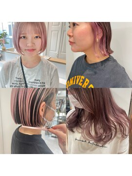 クム 東川口(kum) 切りっぱなし前下がりボブ