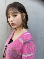 ミィ 浦和(mee)&nbsp;切りっぱなしボブ　美髪のススメ　ピンクブラウン