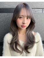 グリンバイアルティナ 八王子店(Grin by artina)&nbsp;グレージュカラー_グレージュアッシュ_レイヤーロング