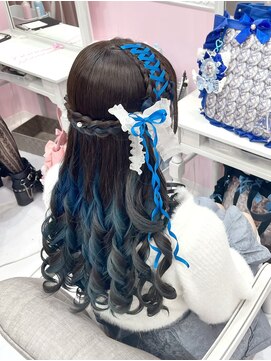 アリエス 池袋駅西口店(Aries) レースリボンハーフアップ