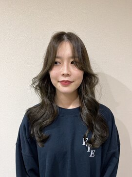 ボアップ 新居浜店(boappu) #オリーブカラー#透明感#ヘアカラー