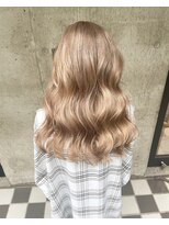 ルーフアクト(LUFE act)&nbsp;グレージュダブルカラー　ブリーチ１回　担当TATSUYA