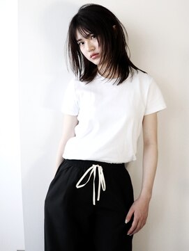 アンフェインド02(UNFEIGNED 02) 黒髪カタログ/クラゲヘアー/オリーブグレー/伏見/栄