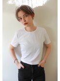 ベージュショート