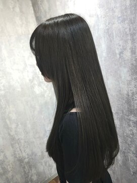 ジーナ 船橋(Zina) 髪質改善＊ロングレイヤーグレーベージュ＊美髪【Zina船橋】