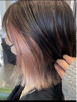 テーラヘアー 公津の杜店(TELA HAIR)&nbsp;インナー×ペールピンク【TELA HAIR 公津の杜店】