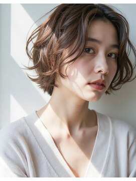 ペスカ 博多駅前店(pesca) ★20代30代40代/小顔似合わせカットショートレイヤーボブ011