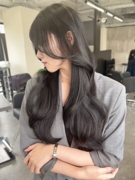 スターズ 川越店(STARS) グレージュ 透明感カラー 顔周りカット ツヤ髪 韓国風ヘア 美髪