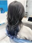 ロングウルフ☆ミッドナイトブルー