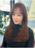 大人可愛いレイヤースタイル