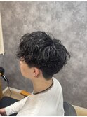 無造作シャドウパーマ