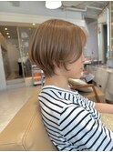 6月　ブリーチなしベージュカラー