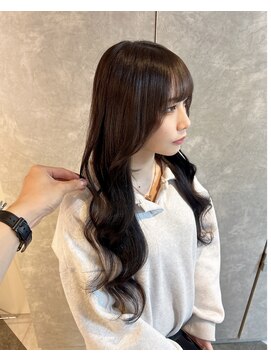 ガルボヘアー 心斎橋店(garbohair) プルエクステ10代20代韓国ヘア顔周りカット黒髪イルミナカラー