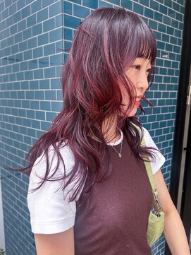 ダンボ(DUMBO) ＜sayaca＞カシスカラー　ピンクカラー　ダブルカラー  ブリーチ