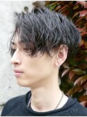ツイストシャドウパーマスパイラルパーマセンターパート佐賀眉毛