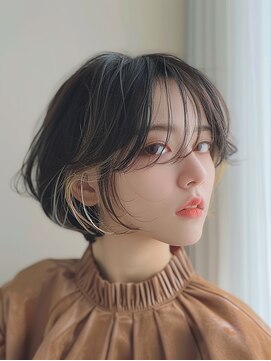 ＡｃｃｅｓｓＭｏｏｎ 米沢本店 着物ヘア/大人ガーリー/ダークアッシュ/似合わせカット/水戸