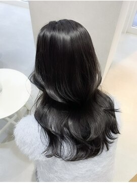 レンテ 千葉(LENTE) 地毛風ダークカラー髪質改善艶髪透明感カラーレイヤーカット