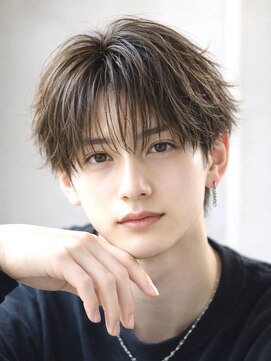 オーシャントーキョー サニー 原宿(OCEAN TOKYO Sunny) シースルーマッシュフェザーパーマラウンドマッシュ韓国マッシュ