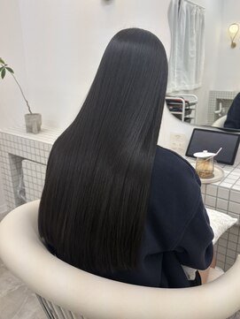 デビュー 沖縄泡瀬店(Debut) 着物ヘア/大人ガーリー/ダークアッシュ/似合わせカット/