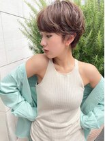 サロンドミルク 新百合ヶ丘店(salon de MiLK)&nbsp;洒落感のある大人可愛いマッシュショート　【新百合ヶ丘】