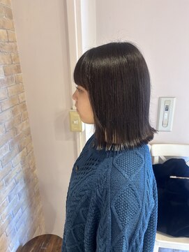 ブレス ヘアー clara店(Bless HAIR) 20代／30代/切りっぱなしボブ／タッセルボブ/